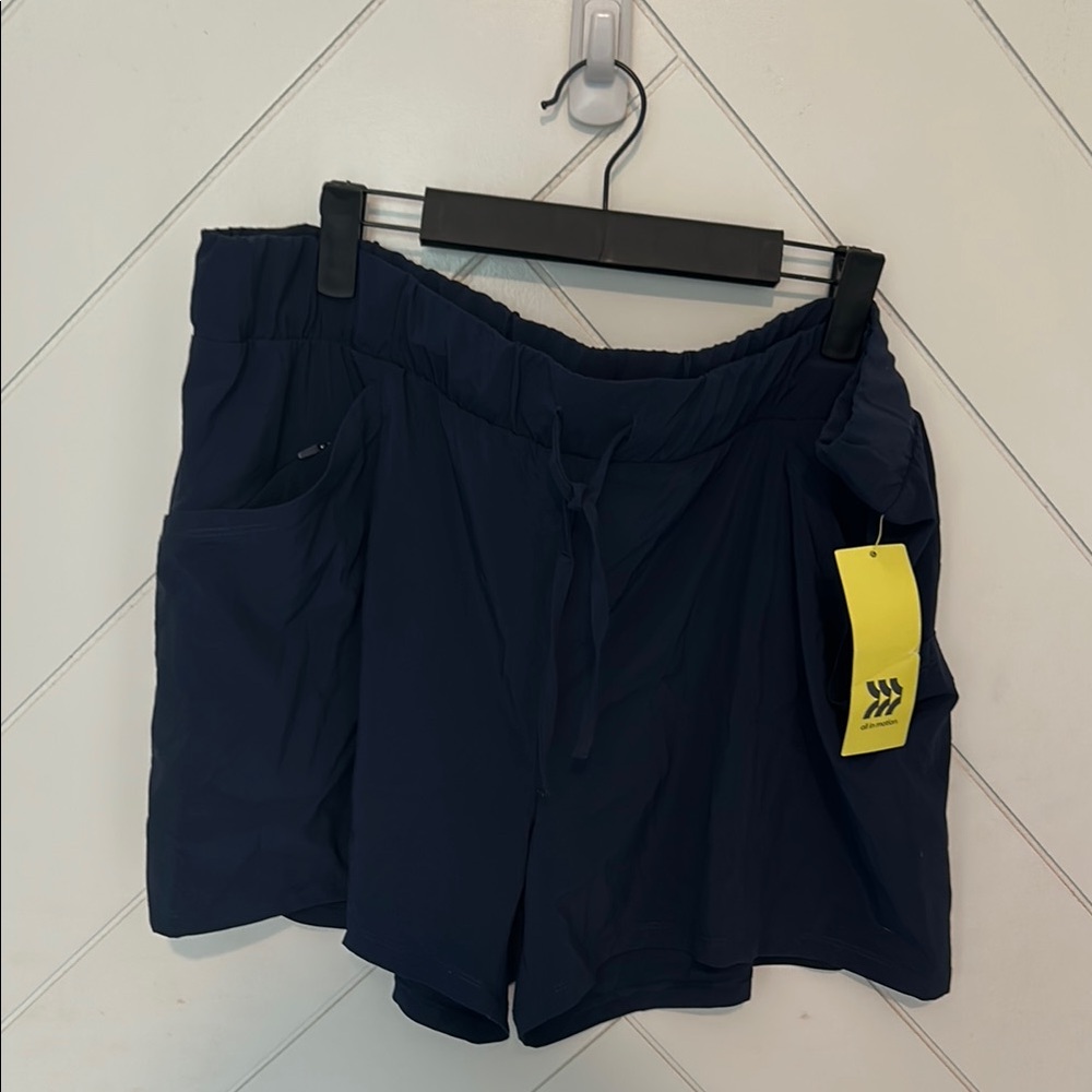 All in Motion Twilight Blue Athletic Shorts